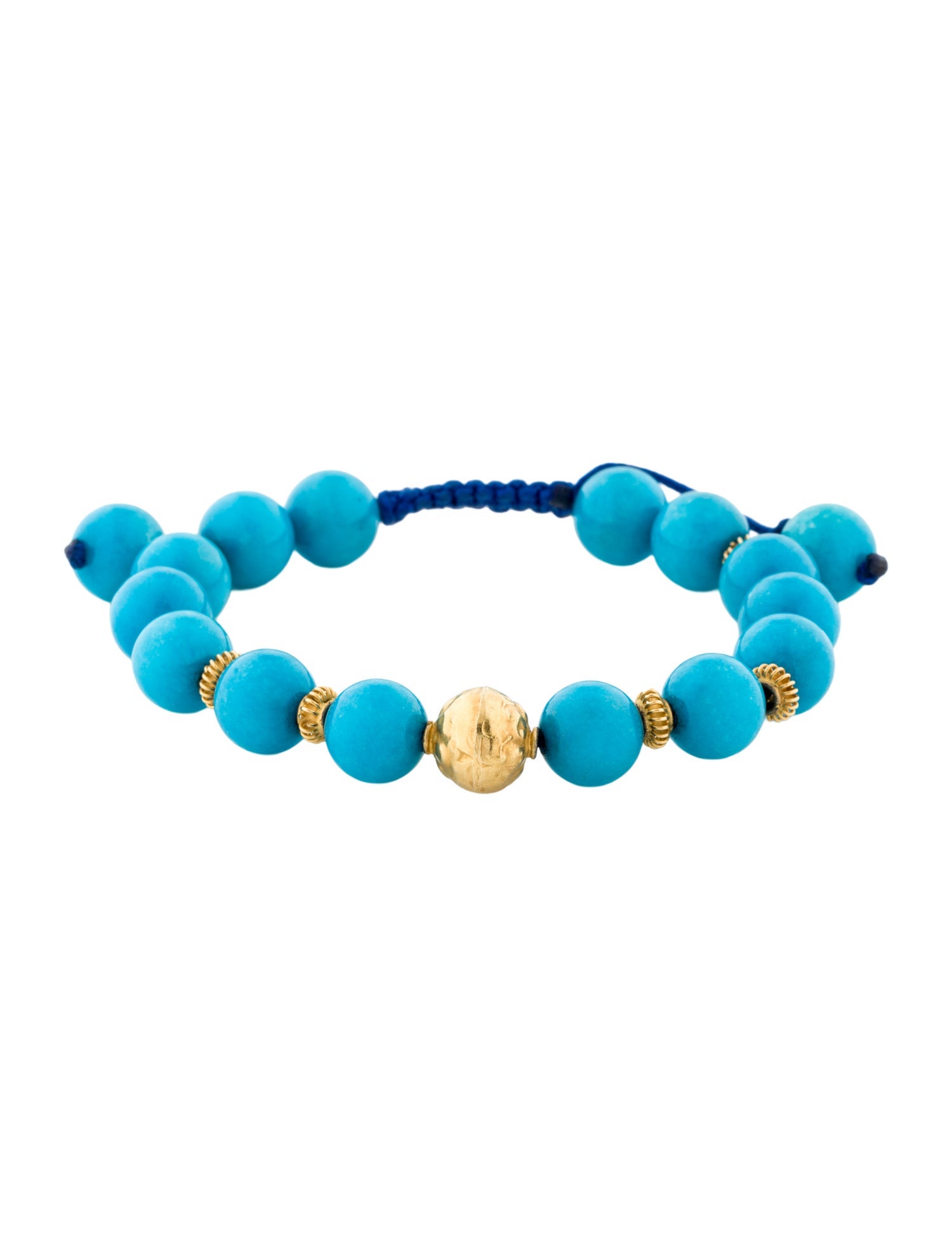 Bracelet 18K Dyed Magnesite Bead Station