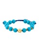 Bracelet 18K Dyed Magnesite Bead Station Bracelet