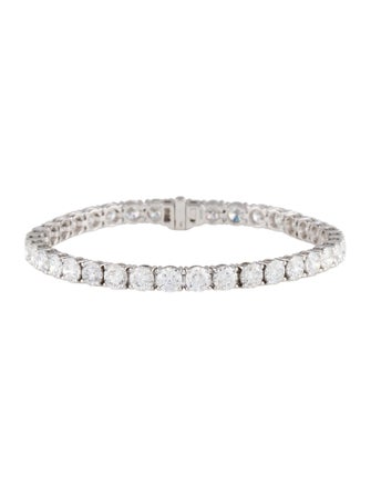 Bracelet 14K 15.80ctw Lab-Grown Diamond Tennis Bracelet