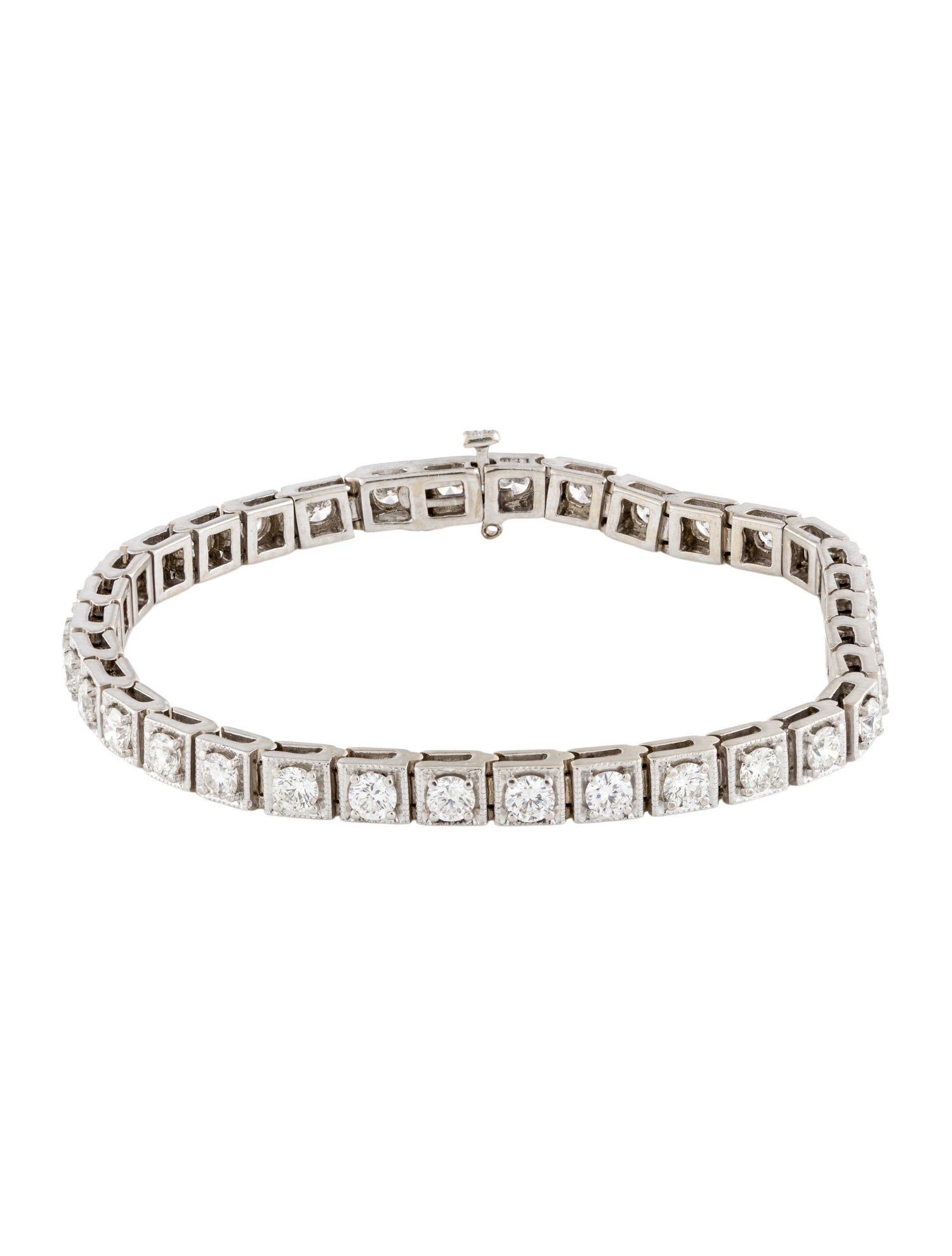 Bracelet 14K 5.06ctw Diamond Tennis Link