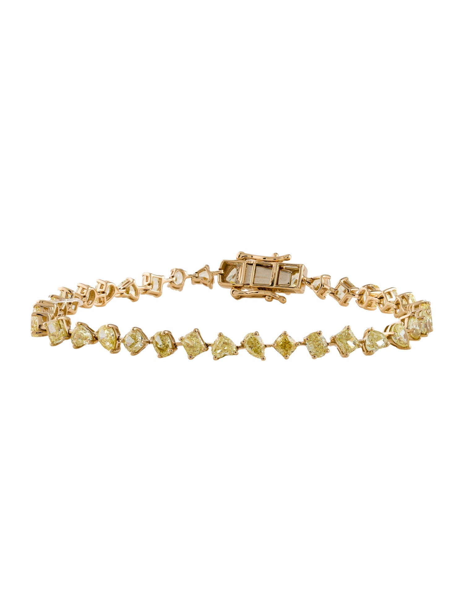 Bracelet 18K 5.87ctw Diamond Link
