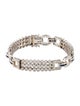 Bracelet 18K 2.60ctw Diamond & Sapphire Art Deco Link Bracelet