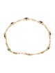 Bracelet 10K Sapphire Link Bracelet