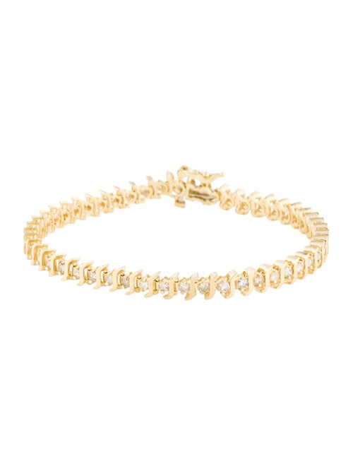 Bracelet 14K 1.85ctw Diamond S Link Bracelet