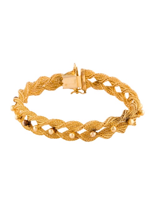 Bracelet 18K Woven Bangle Bracelet