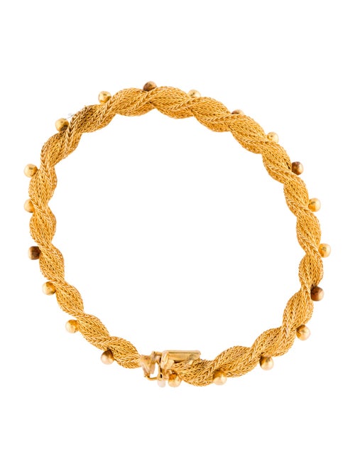 Bracelet 18K Woven Bangle Bracelet