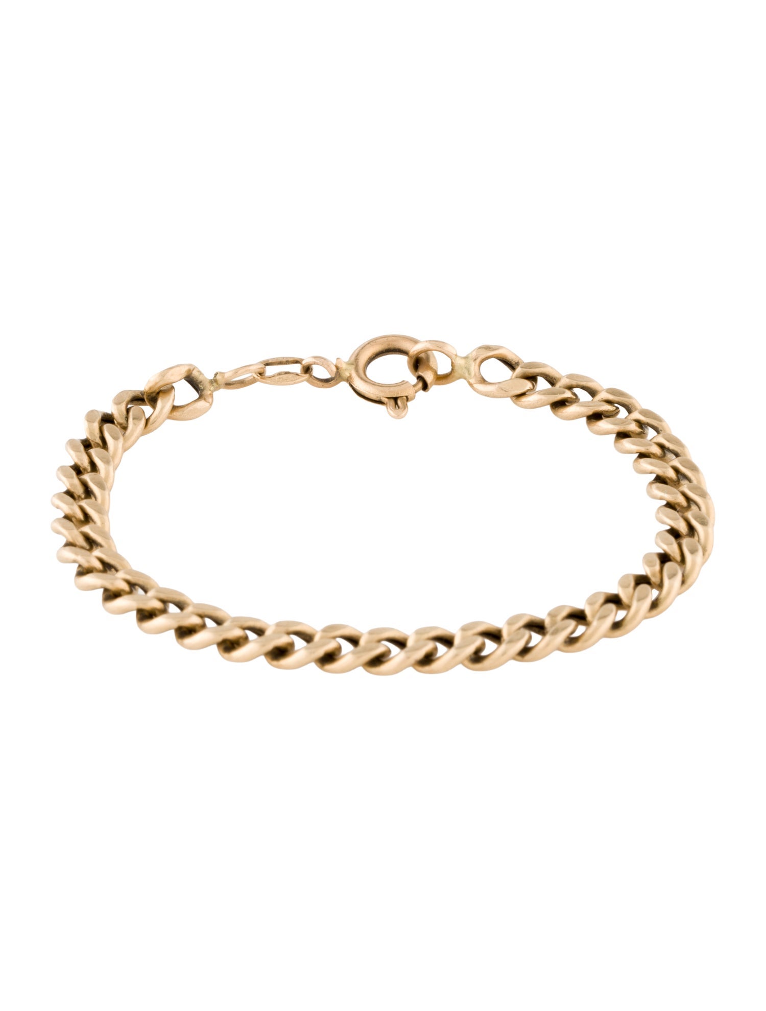 Bracelet 18K Curb Chain Link