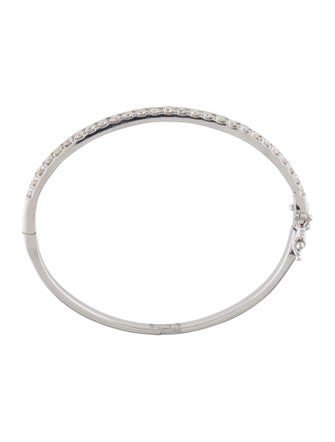 Bracelet 18K 2.00ctw Diamond Hinged Bangle