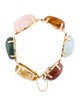 Bracelet 14K Multistone Link Bracelet