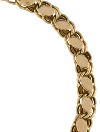 Bracelet 14K Oval Double Link Chain Bracelet