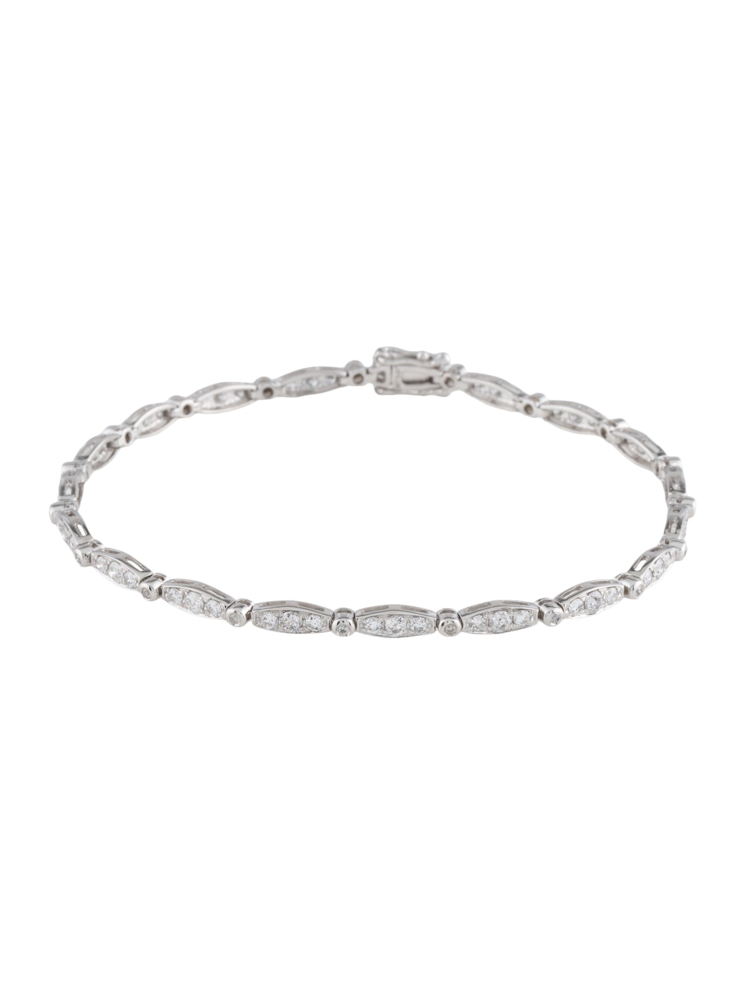 Bracelet 14K 1.45ctw Diamond Link Bracelet