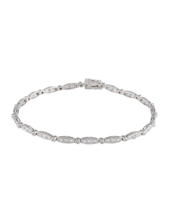 Bracelet 14K 1.45ctw Diamond Link Bracelet