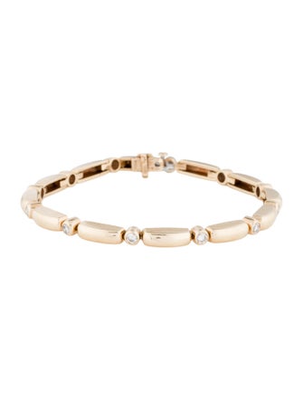 Bracelet 14K Diamond Link Bracelet