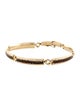 Bracelet 14K Leopard Print Enamel Link Bracelet