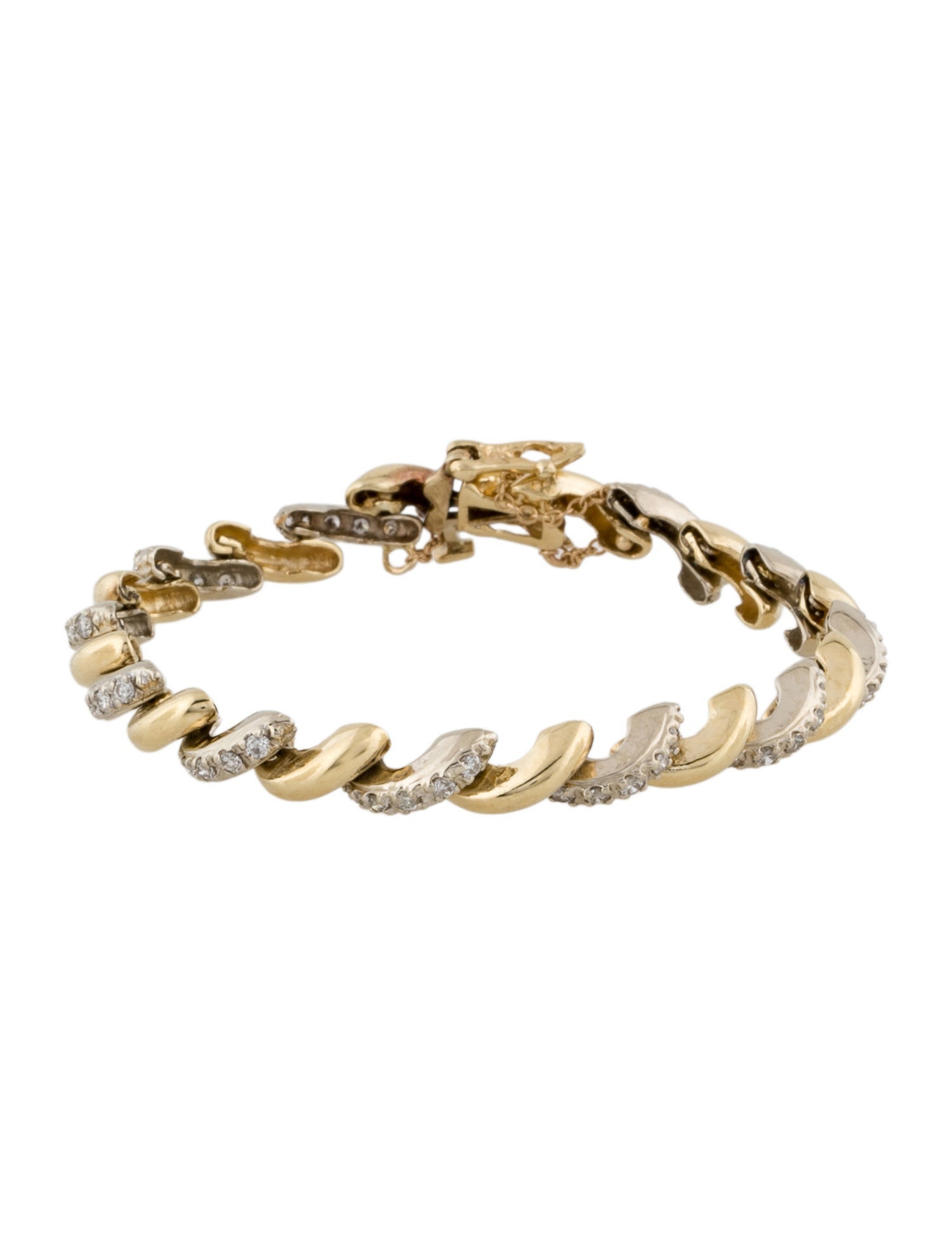 Bracelet 14K Diamond Link