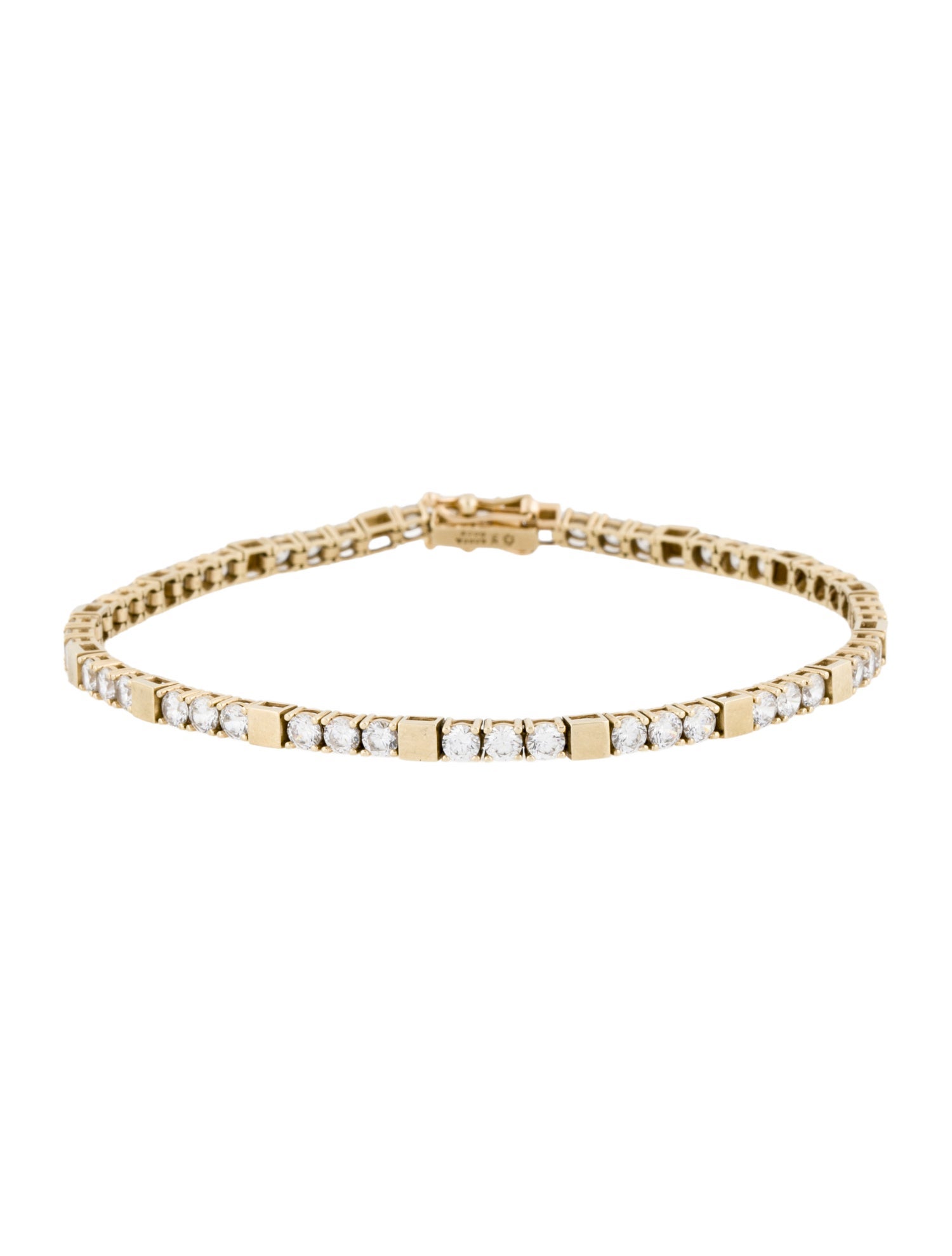 Bracelet 14K Cubic Zirconia Link Bracelet