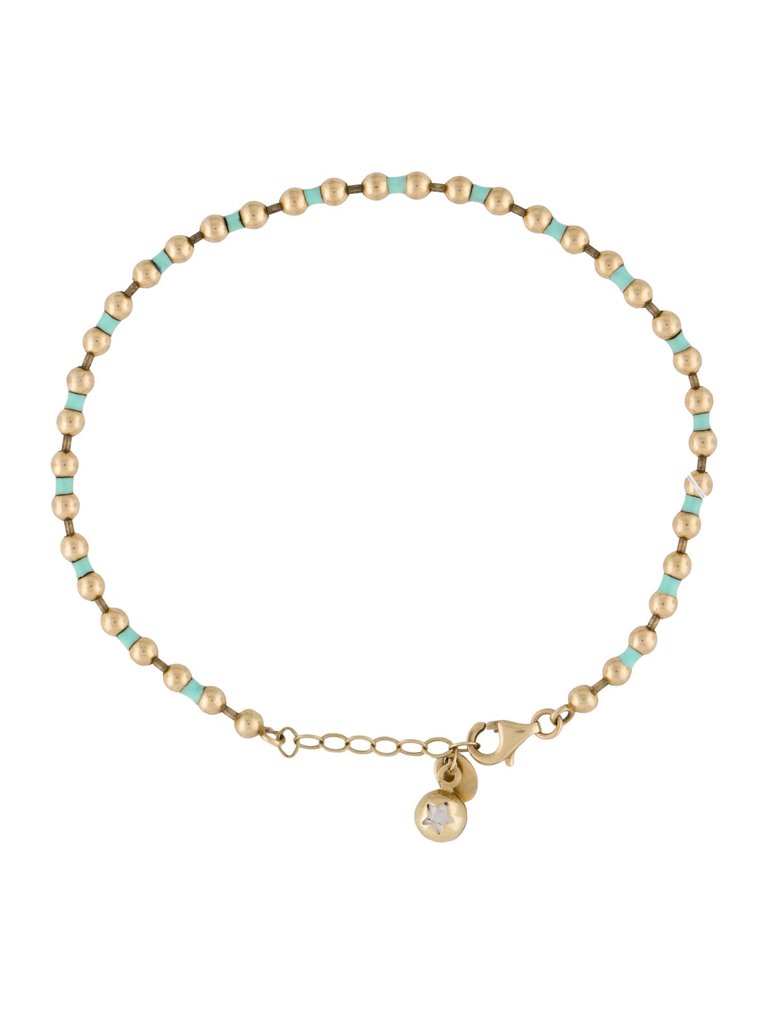 Bracelet 14K Resin Beaded Link