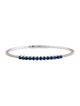 Bracelet 14K Sapphire & Diamond Bangle Bracelet