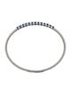 Bracelet 14K Sapphire & Diamond Bangle Bracelet