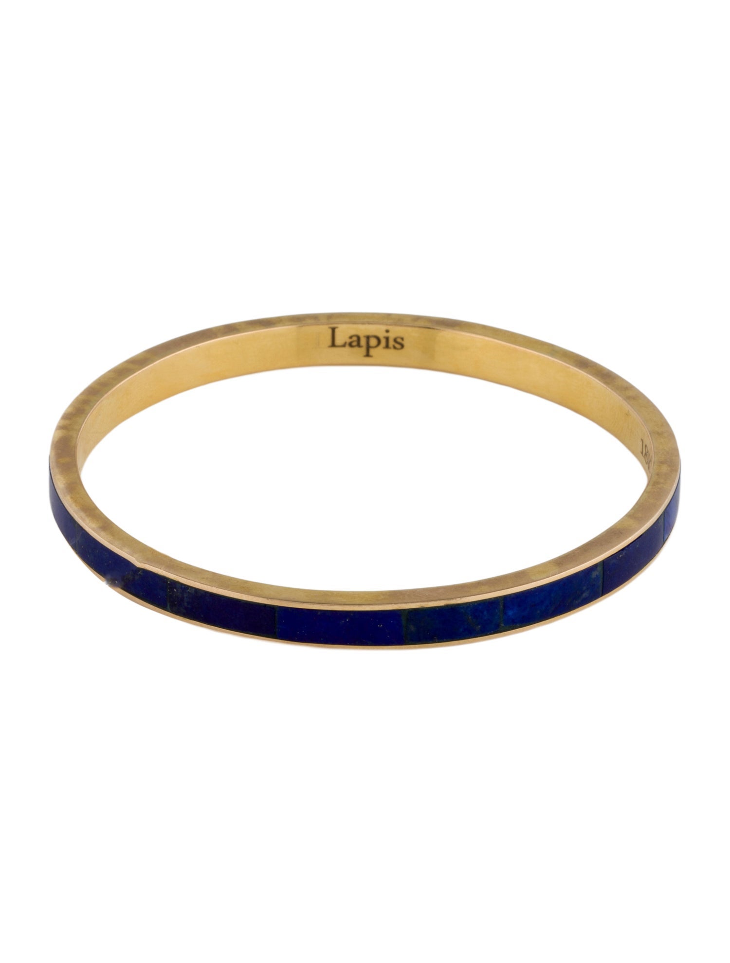 Bracelet 18K Lapis Lazuli Bangle Bracelet