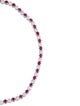 Bracelet 14K Ruby & Diamond Tennis Bracelet