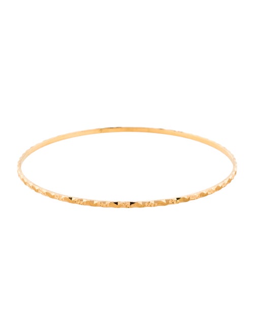 Bracelet 21K Engraved Bangle Bracelet