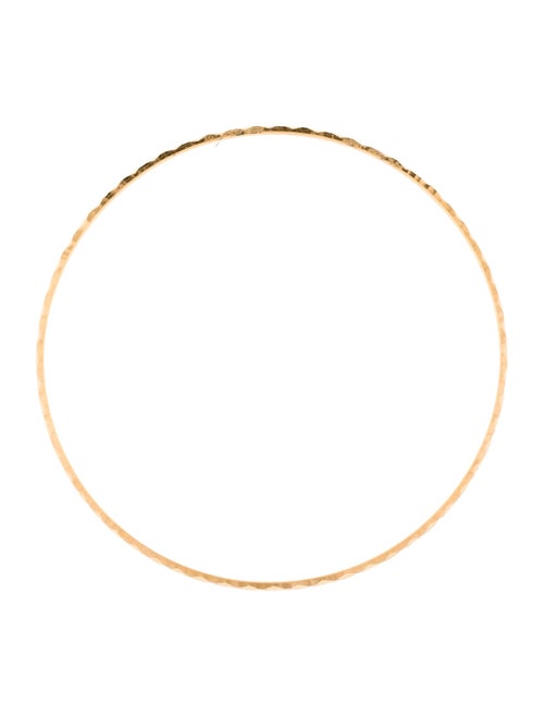 Bracelet 21K Engraved Bangle Bracelet