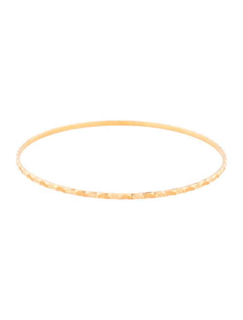 Bracelet 21K Engraved Bangle Bracelet