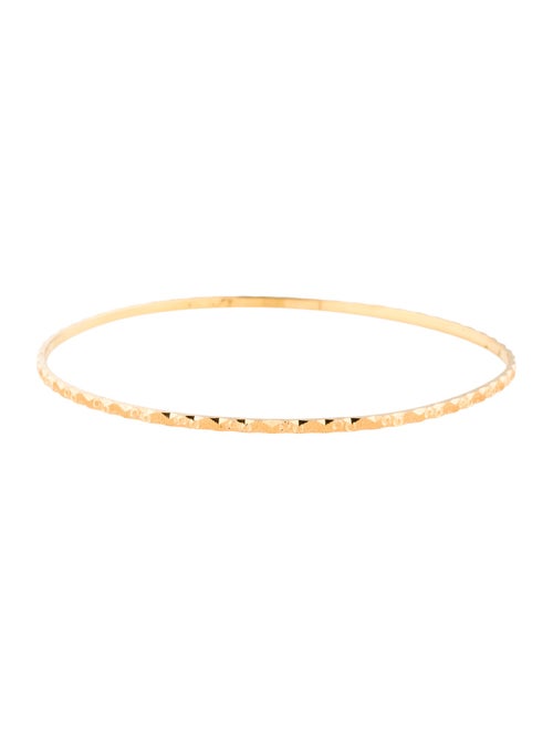 Bracelet 21K Engraved Bangle Bracelet