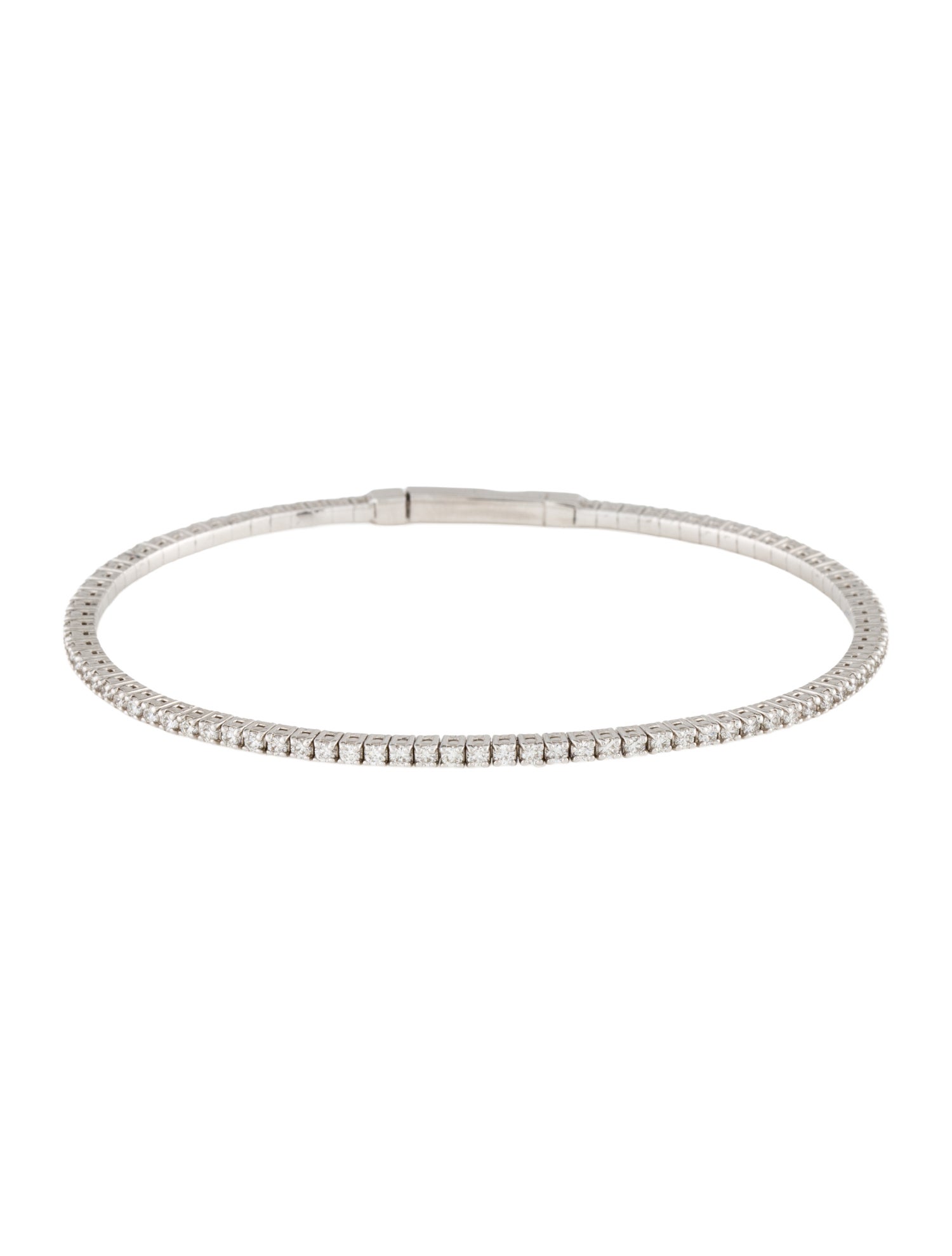 Bracelet 14K 1.35ctw Diamond Flex Bangle