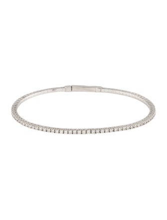 Bracelet 14K 1.35ctw Diamond Flex Bangle