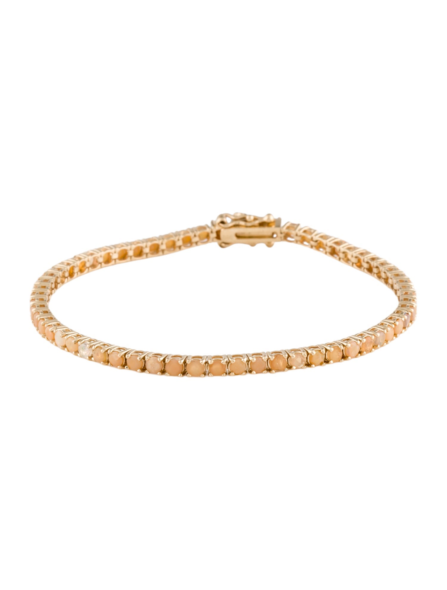 Bracelet 14K Opal Tennis