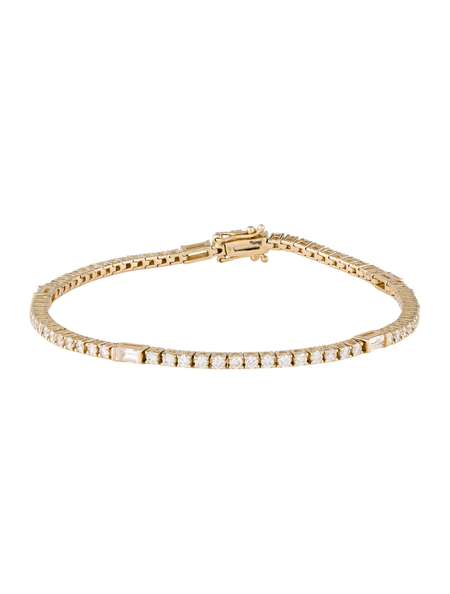 Bracelet 14K 2.80ctw Diamond Tennis