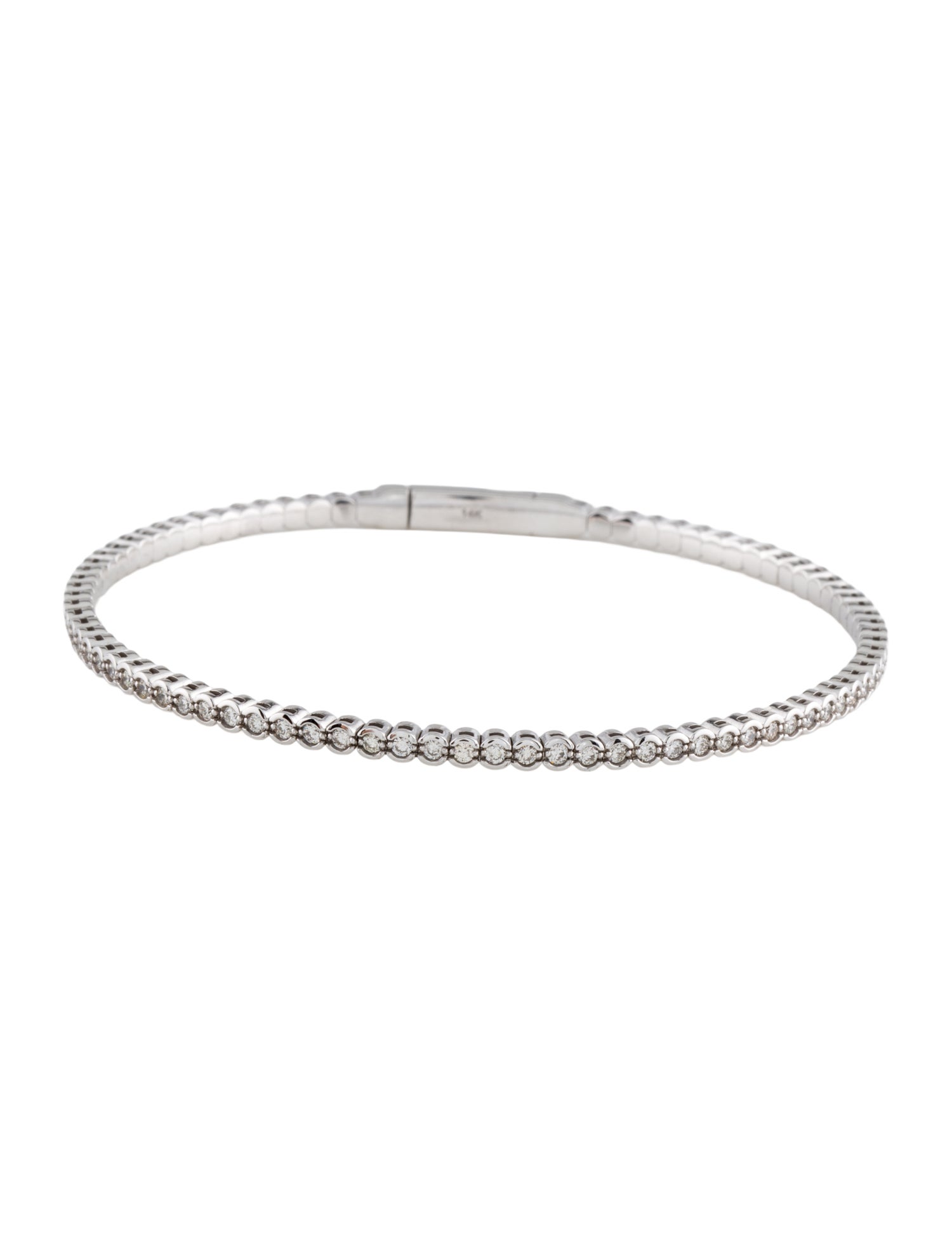 Bracelet 14K Diamond Flexible Link Bracelet