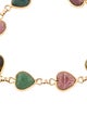 Bracelet 14K Multi-Stone Heart Scarab Bracelet