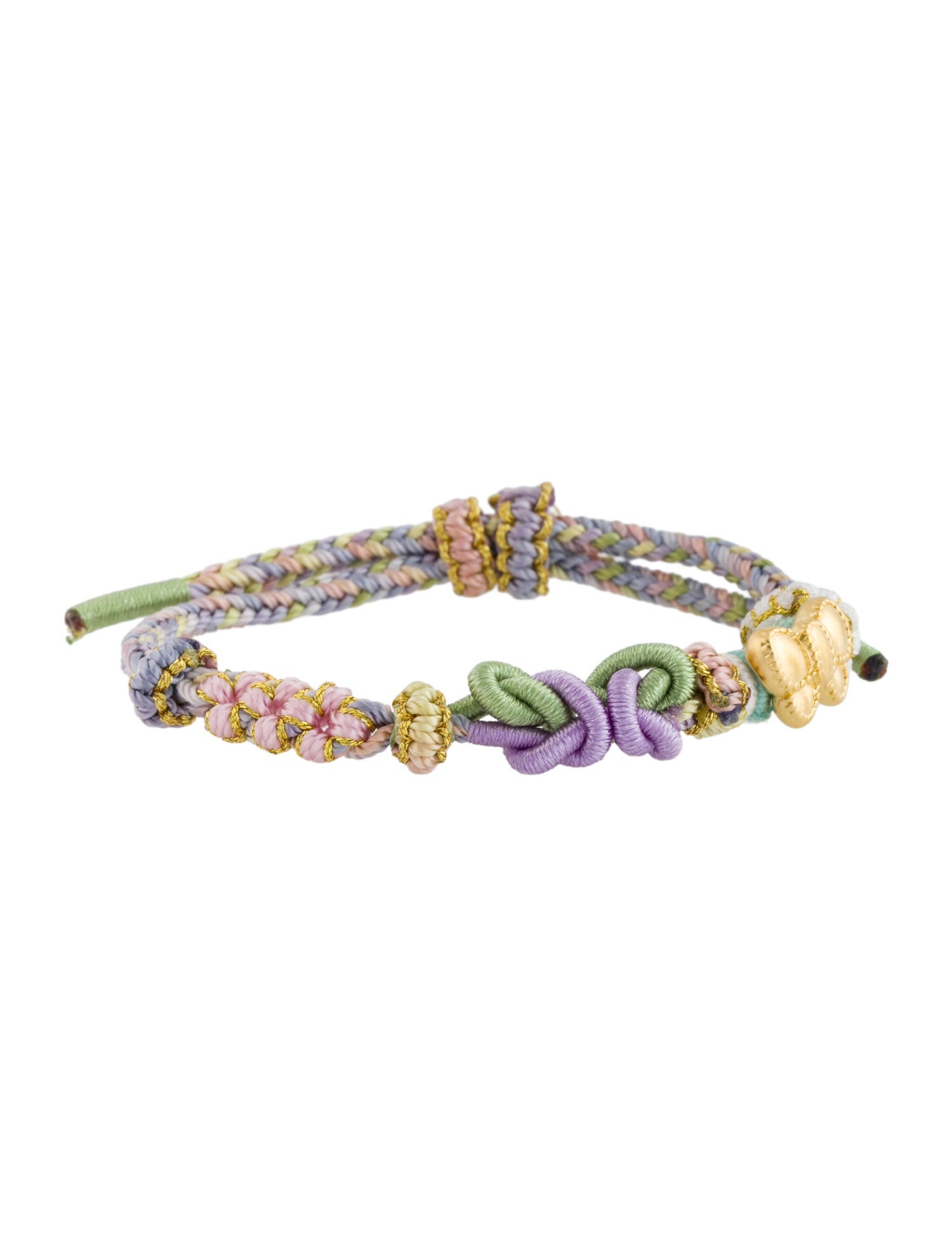 Bracelet 24K Bow Bead Cord