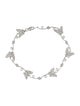 Bracelet 14K Diamond Butterfly Link Bracelet