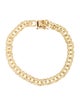 Bracelet 14k Double Circle Link Bracelet