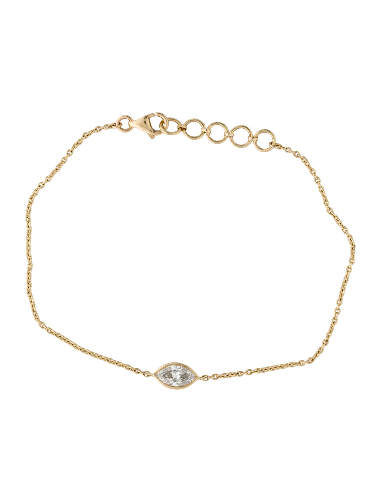 Bracelet 14K Diamond Link