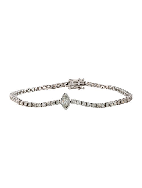 Bracelet 14K 3.49ctw Diamond Link Bracelet