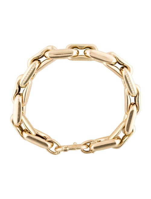 Bracelet 14K Diamond Link Bracelet
