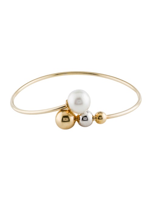 Bracelet 14K Pearl Bangle Bracelet