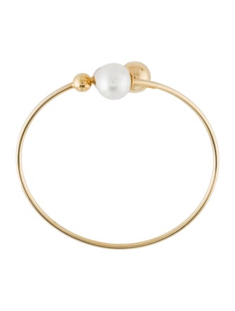 Bracelet 14K Pearl Bangle Bracelet