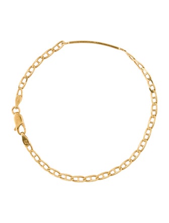 Bracelet 18K ID Link Bracelet