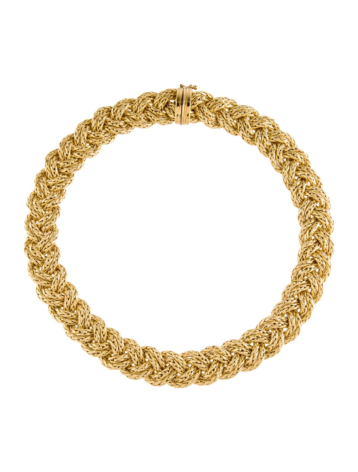 Bracelet 18K Braided Collar Necklace