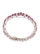 Bracelet 14K 12.95ctw Ruby & Diamond Link Bracelet