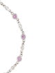 Bracelet 14K Pink Sapphire & Diamond Link Bracelet
