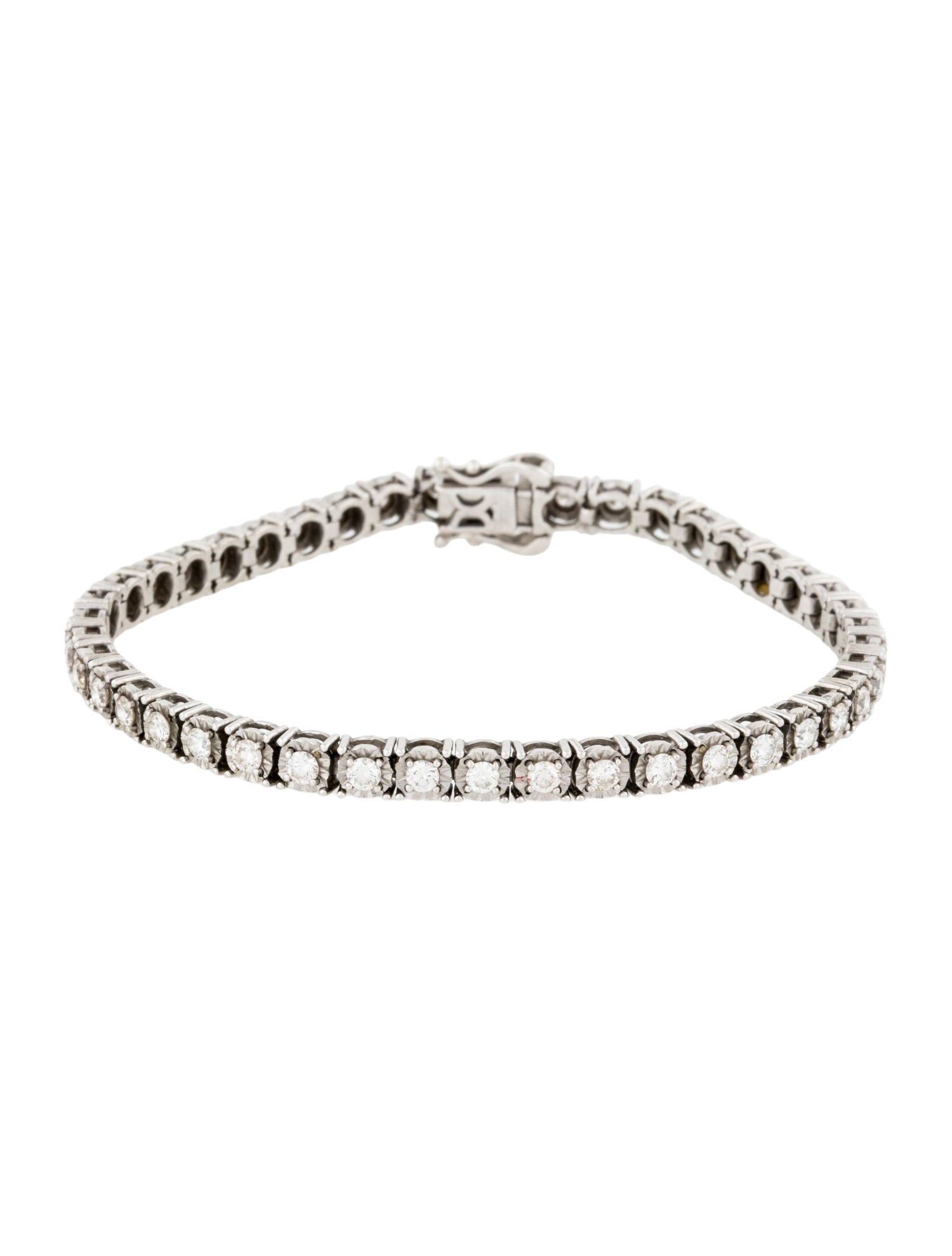 Bracelet 14K 1.50ctw Diamond Tennis Link Bracelet
