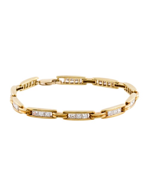 Bracelet 18K 3.98ctw Diamond Link Bracelet