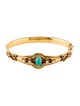 Bracelet 14K Pearl & Turquoise Bangle Bracelet